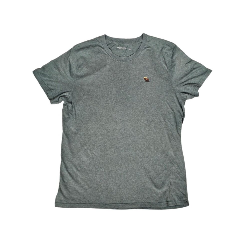 Abercrombie & Fitch Mens Soft Tee T-Shirt Size Large Green Short Sleeve